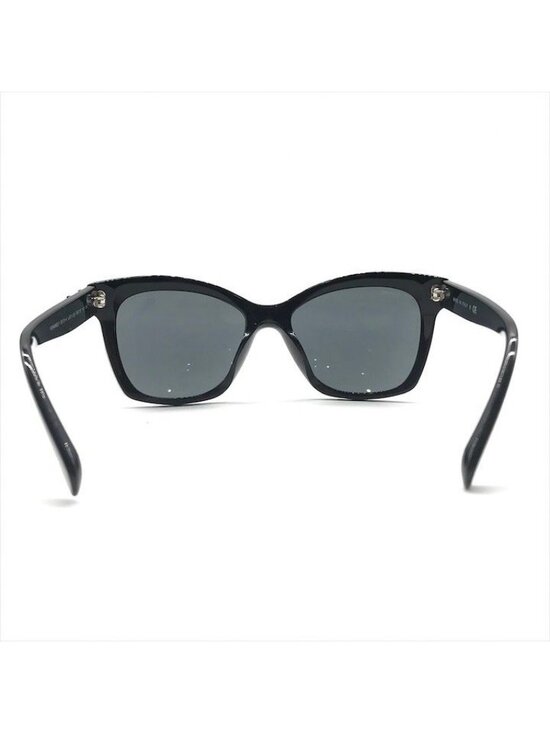 Chanel CC Logo Sunglasses Eyewear Black Case main image 6